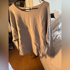 Cozy Grey Knit Sweater